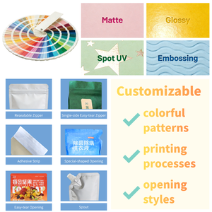 שקית כרית קטנה ריקה עם מחסום גבוה, מודפסת עם לוגו בהתאמה אישית, באיכות מזון, לאריזת ארטיקים - Product Image 5