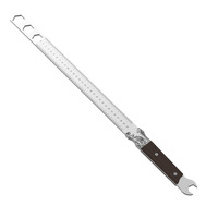 Règle de mesure industrielle multifonctionnelle en acier inoxydable épaissi, personnalisable OEM, robuste, droite, pour montage automobile, étendue