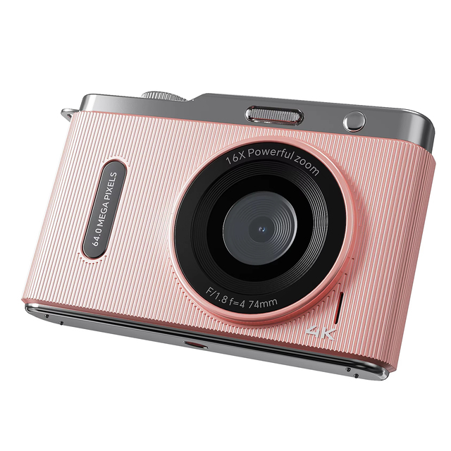 Jarvis Professional 4K Vlogging Camera Image Stabilization 7.1x-16x Optical Zoom YouTube Photographic Video Recording 2"-3"
