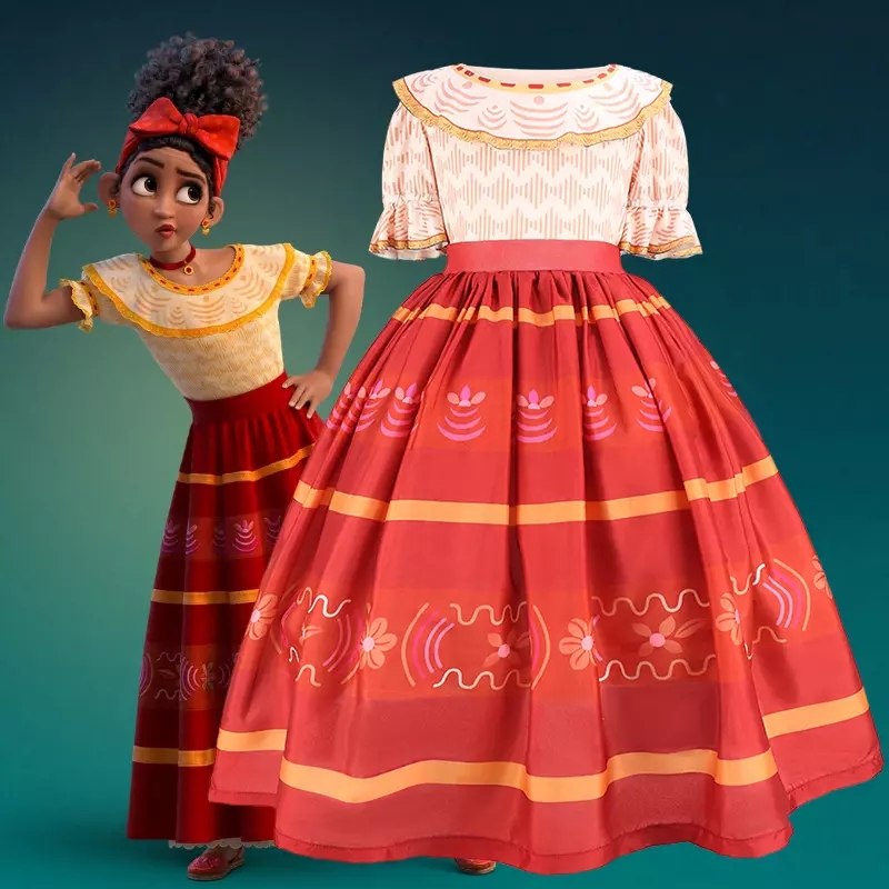 Robe Mirabel Encanto Isabella Madrigal