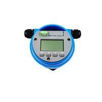 Transmetteur de niveau de carburant et d'eau à ultrasons Taijia 220VAC, précision 0,5% FS, sonde ETFE/PTFE avec sortie 4-20mA et affichage