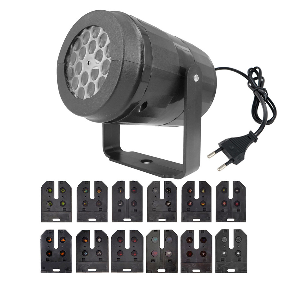 Оптовая продажа, движущийся домашний лазерный праздничный декор, ночная лампа, дискотека, Рождественская Снежинка, светодиодный проектор, сценические огни