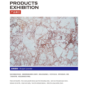 Lastre di Marmo Naturale Lucidato Rosa OEM all'Ingrosso Personalizzate e Durevoli per Interni Piastrelle Effetto Marmo Smaltato per Pavimenti - Product Image 3