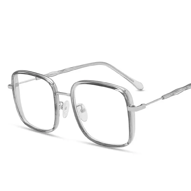 Uomo-Montura de gafas para mujer, sole da TR90 occhiali, rectangular, de metal, con bloqueo de luz azul, primavera 2022, Marcos ópticos