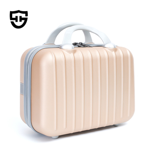 Bolsa organizadora de maquillaje portátil de 14 <span class=keywords><strong>pulgadas</strong></span>, Mini bolso de mano, estuche de equipaje de carcasa dura para viajes, ABS Unisex para niños - Product Image 4