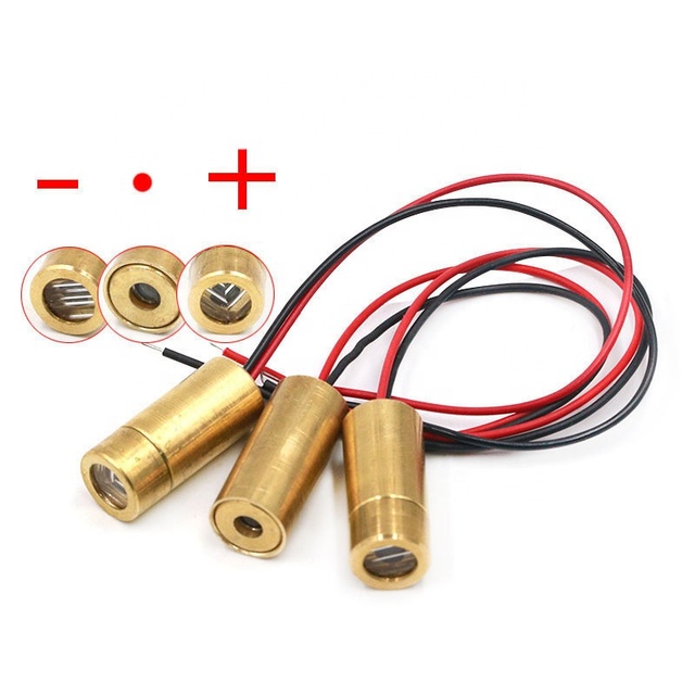 YHX 9MM Red Laser Diode Semiconductor Laser Tube for Laser Head Slot/Cross/Dot Applications Through Hole Mounting 100% New