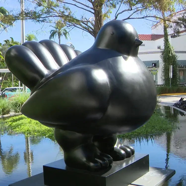 Nhà Máy Giá Fat Bird Nhà Cung Cấp Bronze Fernando Botero Tượng Với Mức Giá Tuyệt Vời
