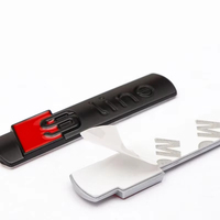 Autocollants 3D en métal chromé S Line Sline pour voiture, emblèmes latéraux pour Audi A3 A4 A5 A6 A7 A8 Q3 Q5 Q7 - Vente en gros