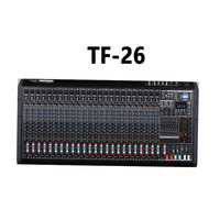 Console de mixage professionnelle 24 canaux adaptée pour la scène, contrôleur de mixage TF-26, console de mixage
