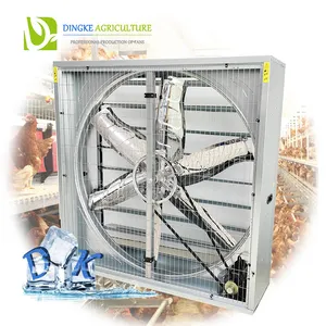 50inch Hammer Shutter Box Type Ventilation Axial Flow Exhaust Fan for Poultry Animal Husbandry Equipment Breeding Cooling System