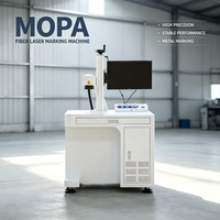 Marqueur laser à fibre Mopa haute précision, prend en charge le format DXF, idéal pour le marquage de bijoux en or, argent et acier inoxydable