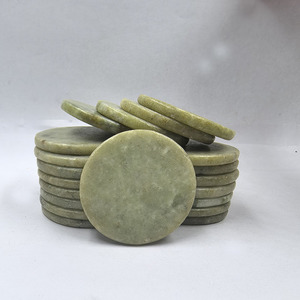 Jade <b>Round</b> Therapy Discs 50mm 40mm 33mm 30mm 25mm 20mm For Lumbar Support Seat <b>Cushions</b> Sauna Use - Product Image 1