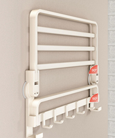 Handtuchring-Haken, Badezimmerzubehör, schnelle Installation, inklusive Handtuchhalter, Toilettenpapier- und Bürstenhalter, Aufbewahrungskörbe