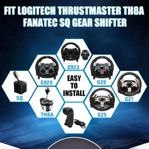 Pommeau de levier de vitesse de <span class=keywords><strong>simulateur</strong></span> de vitesse haut bas USB PC pour Logitech G923 G29 G27 G25 TH8A pommeau de levier de vitesse USB pour jeux de <span class=keywords><strong>camion</strong></span> ATS ETS2 HB07 - Product Image 3