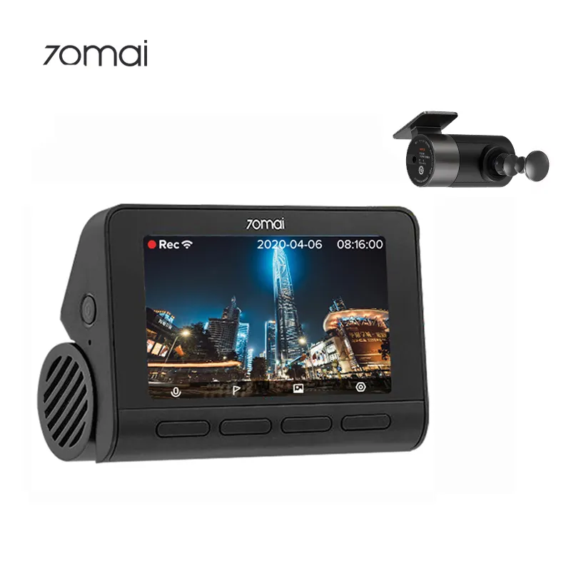 Global Version 70 mai Dash Cam 4K A800S-1 ADAS Night Vision GPS Built-in Car Black Drive Recorder