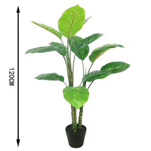 Искусственное дерево Зебра Галакси 120 см, имитация тропического растения для декора дома, офиса, отеля, для использования внутри и снаружи помещений - Product Image 4