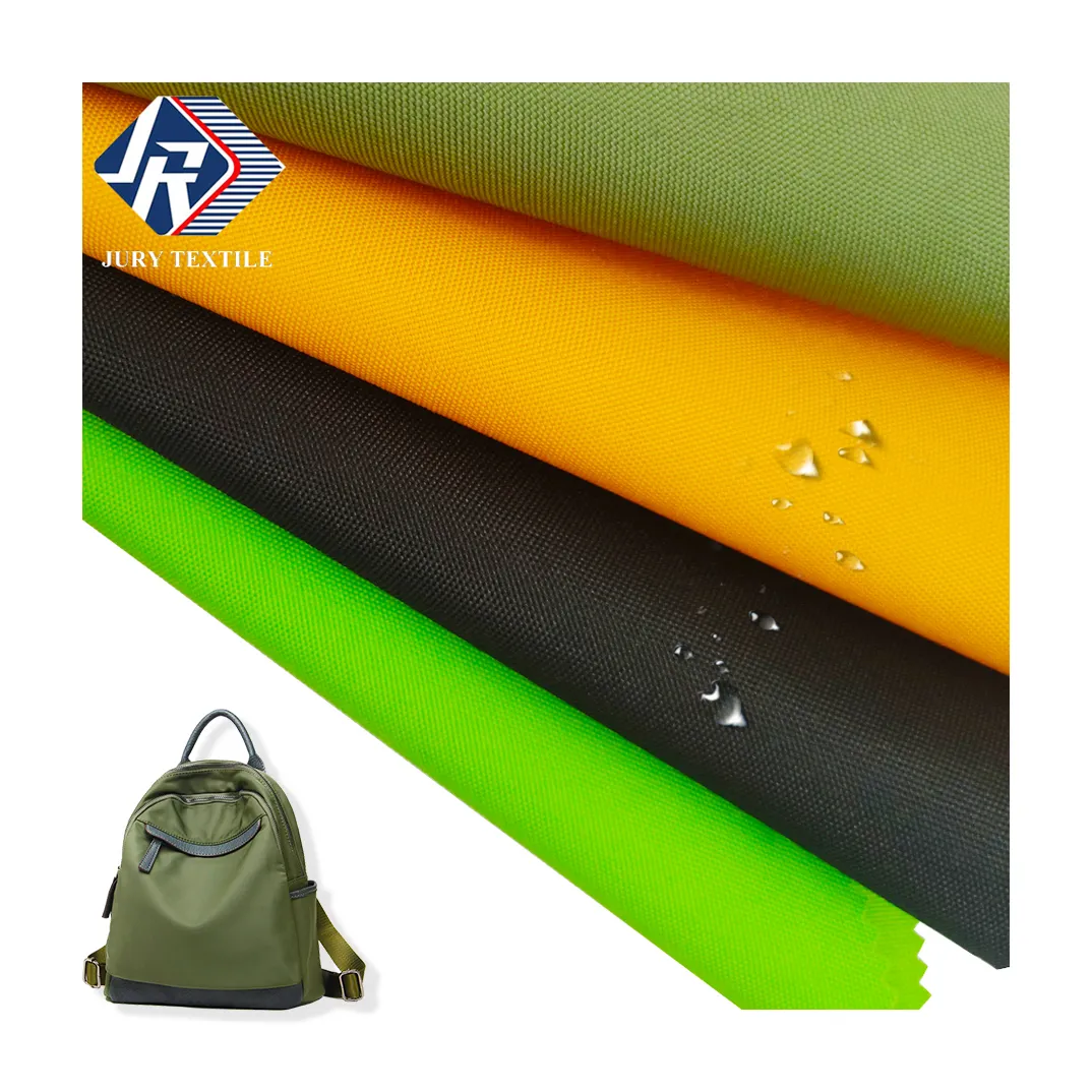 Popular Bag Material 100% Polyester Waterproof 600D PU PVC Coated Oxford Canvas Fabric For Backpack