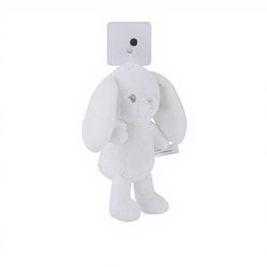 D KING D KING Lindo Conejito Blanco de Peluche, Muñeco de Conejo Suave, <span class=keywords><strong>Juguete</strong></span> de Peluche para Niños y Bebés, Algodón PP Bordado, Tamaño Personalizado, OEM, <span class=keywords><strong>Juguete</strong></span> de Regalo - Product Image 2