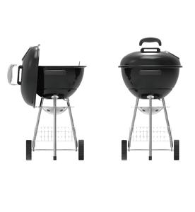 Portable émaillé extérieur sur taille grill rôti de charbon de bois multiple rond BBQ gril à charbon de bois four à charbon - Product Image 1