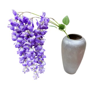 Fiori Artificiali di Albizia e <span class=keywords><strong>Glicine</strong></span> a Tre Rami in Seta per Decorazioni Nuziali, Sfondi e Composizioni Floreali Pendenti - Product Image 5