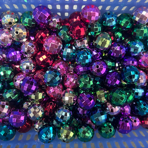 16mm 3g Round Handcrafted Colored Acrylic <b>Bead</b> Balls for Pen <b>Bead</b> Jewelry Reviright Model G OPP Bag Packaging - Product Image 4