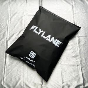 Bolsa con Cierre Hermético Transparente Mate Negra con Válvula a Prueba de Humedad, Empaque Personalizado con Logotipo para Ropa - MOQ Bajo 100 al por Mayor - Product Image 4