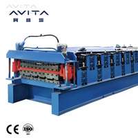 Maquinaria para Materiales de Construcción Metálicos, Máquina para Fabricar Láminas Corrugadas IBR, Máquina de Perfilado de Doble Capa AVITA