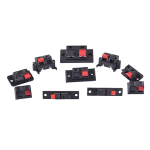 Siyah 2 Pin yanma testi raf terminali 50V 3A ses testi klip bağlayıcı hoparlör bağlama sonrası - Product Image 6