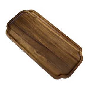 Acacia Wood <b>Tea</b> <b>Tray</b> Octagonal 25Cm 30Cm Chinese Style Suzhou Window Plate For <b>Tea</b> Coffee Dessert Serving - Product Image 4