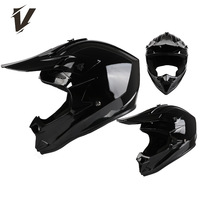 Casque intégral de moto tout-terrain ABS, nouveau modèle unisexe, pour VTT, motocross, sécurité, conduite sur route, fermeture rapide