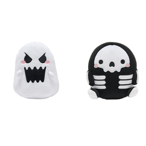 Peluche de Fantasma Kreepy Kuties Bony, Decoración Suave de Halloween, Peluches Blancos y Negros - Product Image 1