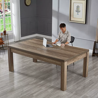 Table de billard moderne de luxe en bois massif durable avec queue de billard pour la maison, taille personnalisée 7/8/9 pieds, billard américain et snooker, couleur personnalisée