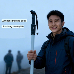 Professional Night Climbing Equipment Walking <strong>Sticks</strong> Ultra-light Lighting Convenient Hiking and Luminous Trekking Poles - Product Image 3