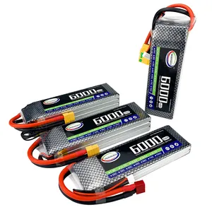 7.4V 11.1V 14.8V 18.5V 22.2V 2S 3S 4S 5S 6S 6000mAh 60C RC LiPoバッテリーRCカー農業噴霧ドローンのOEMサービス