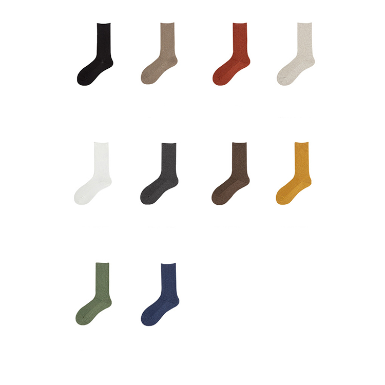 10 видов цветов японский дышащая ребристые трубы с голенищем «гармошкой», носки на заказ женские спортивные хлопковые носки