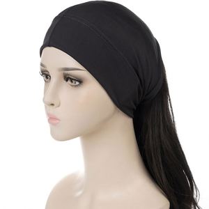 Tube Bonnet Hat Head Cover Durag Muslim Inner Hijabs Cap Under <b>Scarf</b> Turban for Women - Product Image 3