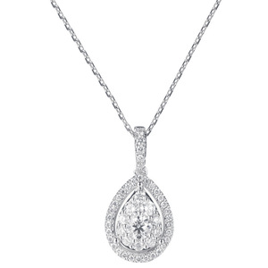 Collana con ciondolo a goccia da donna, design semplice, per uso quotidiano, collana girocollo - Product Image 1