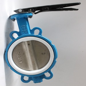 Vanne papillon Longyao Shuangyong D71F4-16Q en acier inoxydable 304, type sandwich, pour l'industrie chimique - Product Image 2