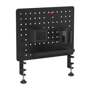 Tùy chỉnh màu đen màn hình kim loại Riser tấm kim loại chế tạo đục lỗ hàng đầu với ngăn kéo - Product Image 3