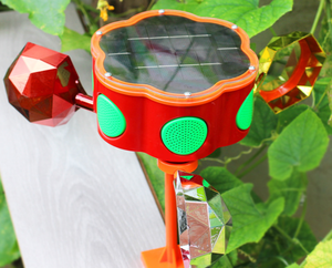 Kit de dissuasion pour oiseaux d'animaux en plein air Dispositif d'effarouchement d'oiseaux à réflexion de puissance élevée pour les terres agricoles et les vergers - Product Image 4