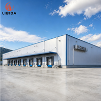 Entrepôt frigorifique préfabriqué en acier, usine de stockage frigorifique métallique, bâtiment de stockage réfrigéré en acier durable préfabriqué
