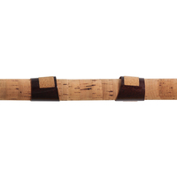 BFR002 haute qualité 7ft 2 pièces nano fibre de carbone blanc bambou canne à pêche construction canne à mouche avec poignée en liège