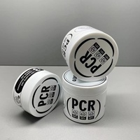 100g 150g 200g PCR PET pot en plastique pot cosmétique pour crème pour le visage