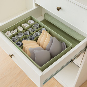 Foldable Grid <b>Storage</b> Box Fabric Dustproof <b>Storage</b> Bin Multi Grid <b>Underwear</b> Socks <b>Underwear</b> Organizer - Product Image 5