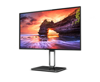 Moniteur AOC Q27U2D/P 27 pouces 2K pour ordinateur de bureau, 75 Hz, anti-lumière bleue, IPS LCD avec HDR, nouvelle interface DP pour le jeu, 115 % SRGB