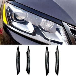 For VW Passat B7 Body Kit Auto <b>Head</b> Light Lamp Eyelids Eyebrow Headlight Decoration Car <b>Styling</b> Trim Car Accessories - Product Image 2