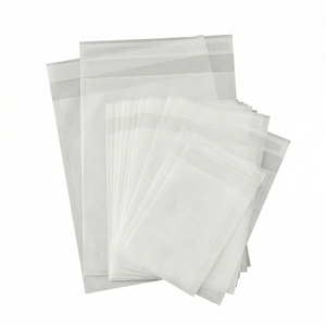 Sacchetti in Carta Glassine Sostenibili <span class=keywords><strong>per</strong></span> Imballaggi al Dettaglio, <span class=keywords><strong>Buste</strong></span> Traslucide Ecologiche con Striscia Adesiva - Product Image 1