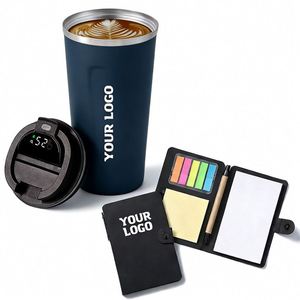 Custom Logo Digital Stainless Steel Tea Coffee Promo Business Gift <b>Flask</b> Travel Led Temperature Display Mug - Product Image 1