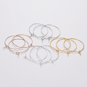 <b>Hoop</b> Earrings Zinc Alloy Silver Gold Rose Gold Rhodium KC Gold Antique Bronze Gunmetal <b>Large</b> Round Circle Earrings For Women - Product Image 3