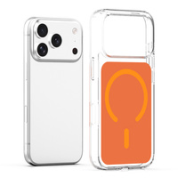 Étui de téléphone magnétique de haute qualité pour iPhone 13 Pro Max 17 Air 16 Plus 15 14 12 11 Mobile Cellular TPU Acrylique Coque arrière rigide